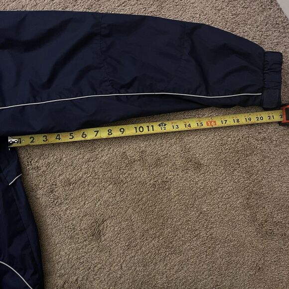 VTG 00s Rawlings Penn State Windbreaker Men’s 2XL Navy Blue Full Zip Jacket - Picture 6 of 7